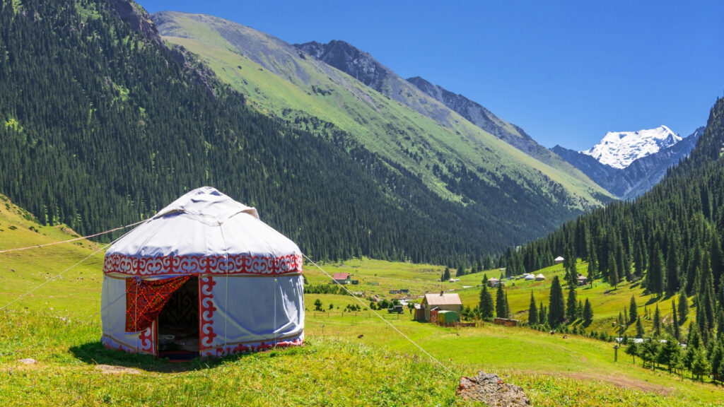 Nomaden in Kirgizië