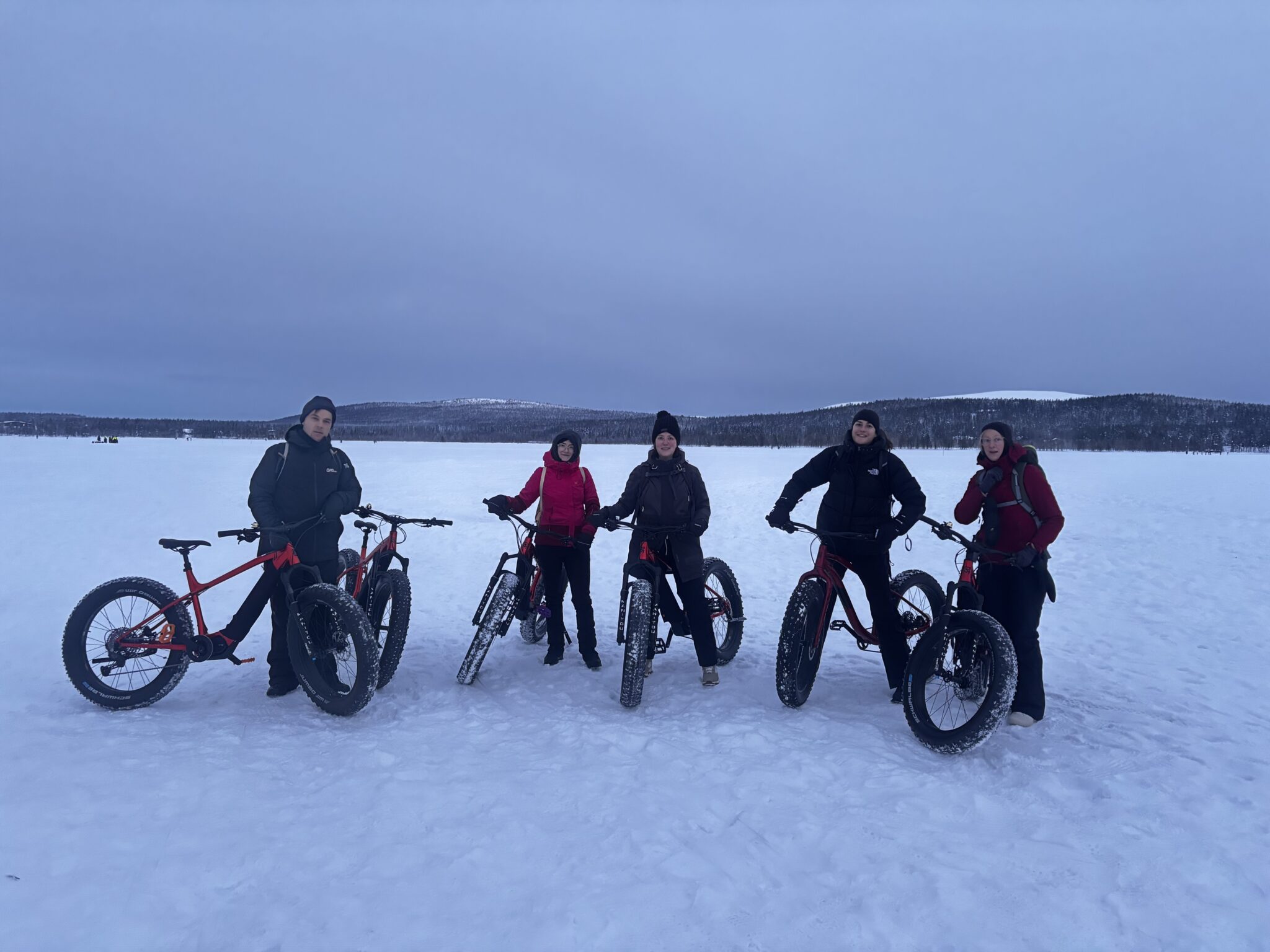Groepsfoto fatbike