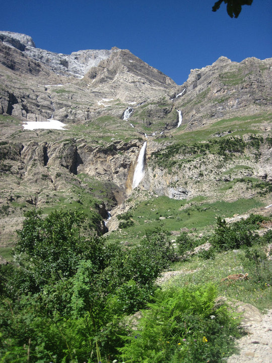 Bergflanken van de Pyreneeën