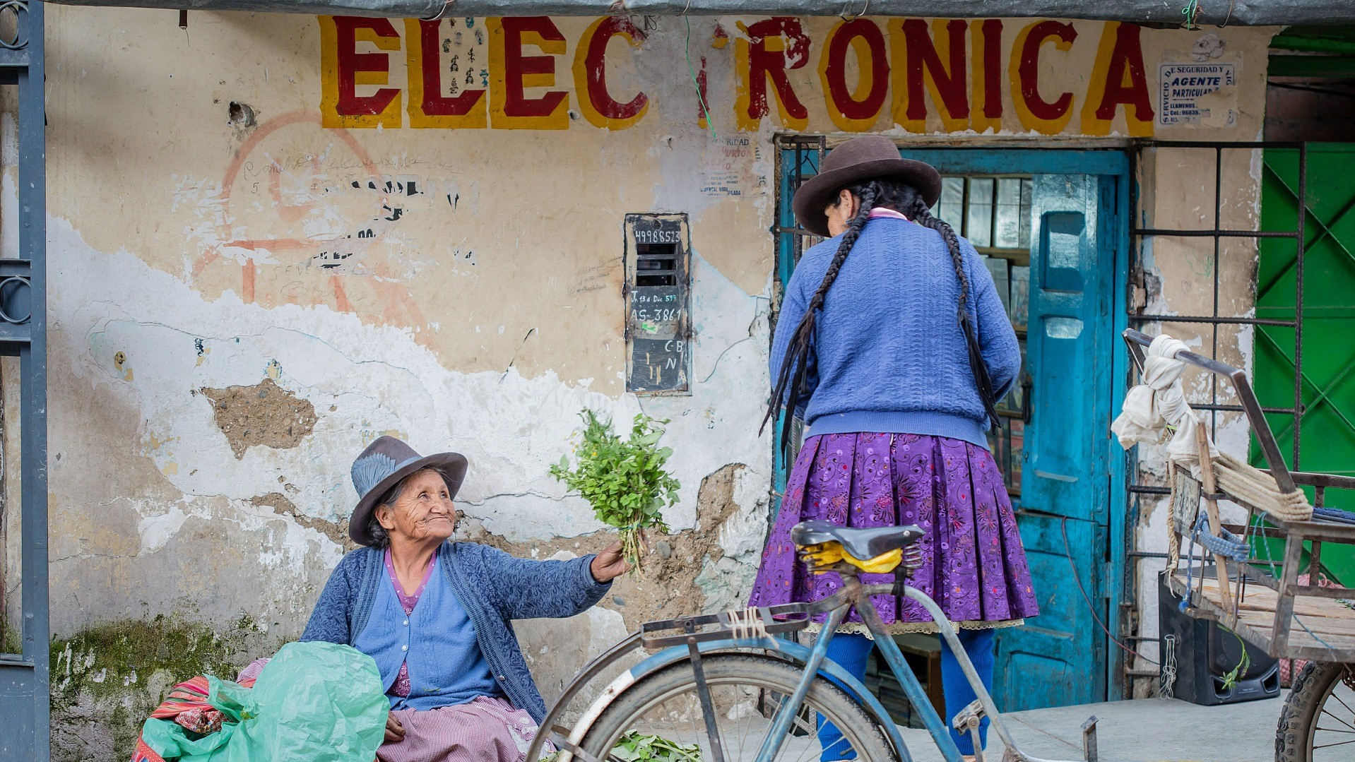 Lokale bevolking in Peru