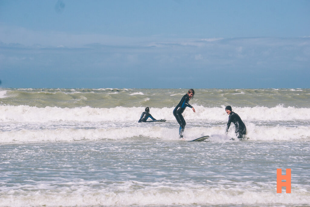 Surfen in eigen bubbel aan de Belgische kust