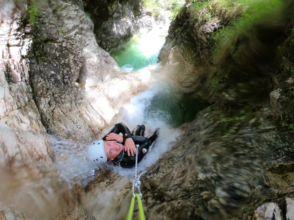 Soca canyoning Fratarica 3