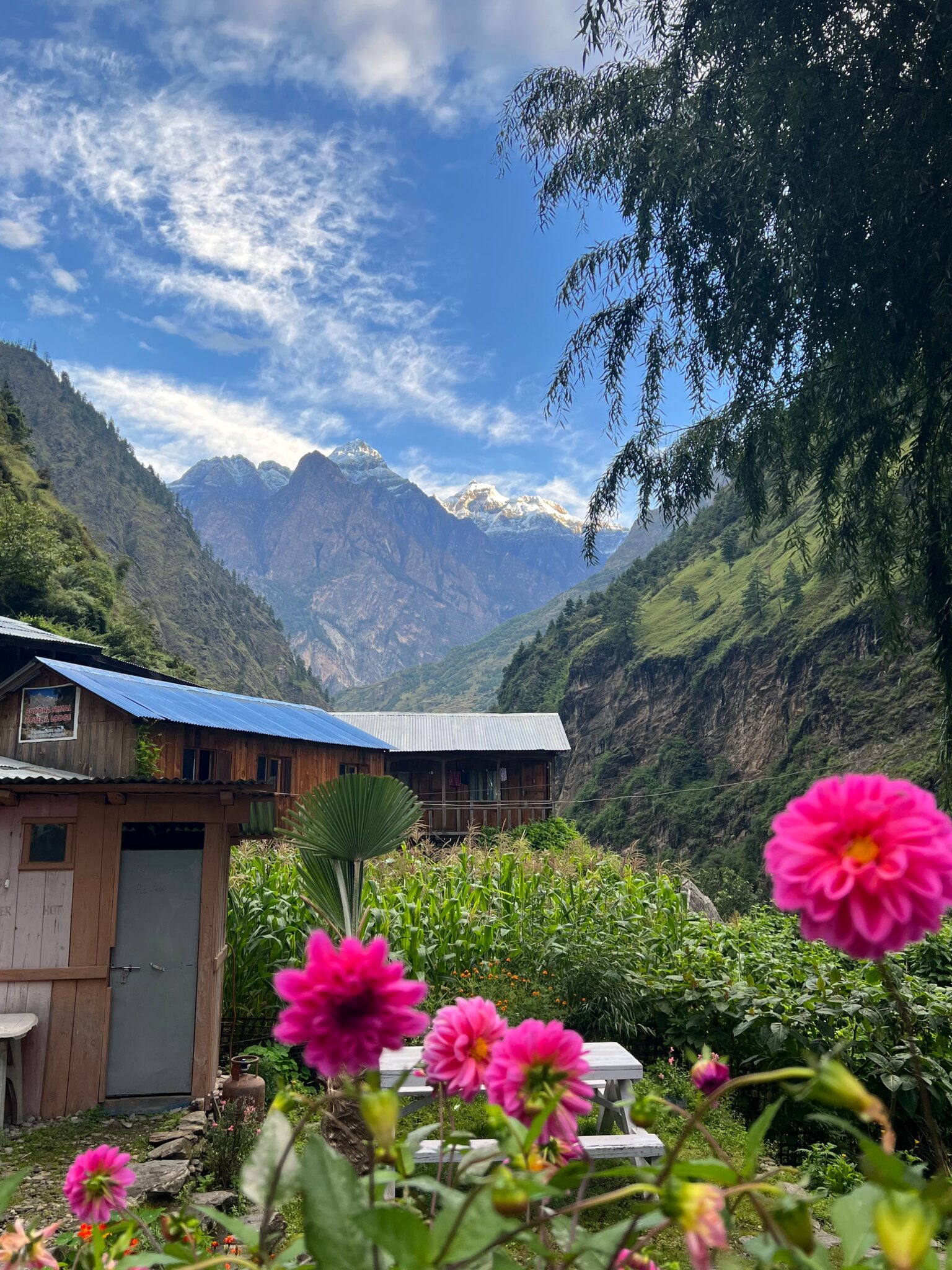 Nepal Manaslu bunkhouse groepsreis 17