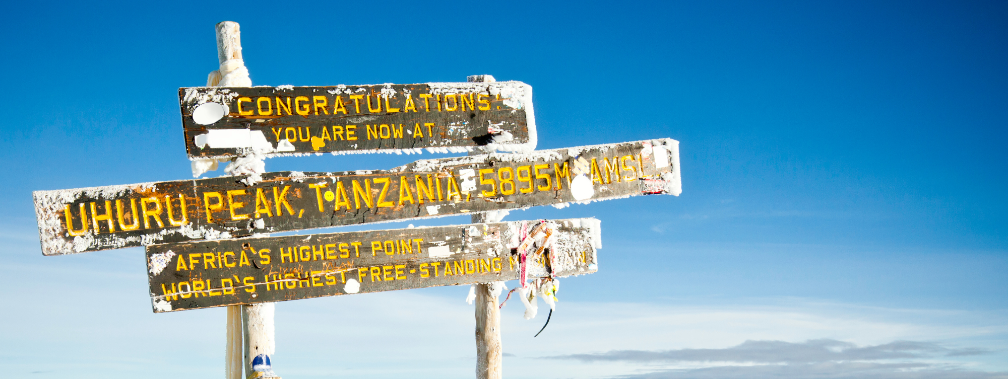 Kilimanjaro beklimmen top