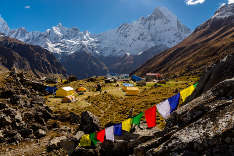 Trekking naar het Annapurna Base Camp